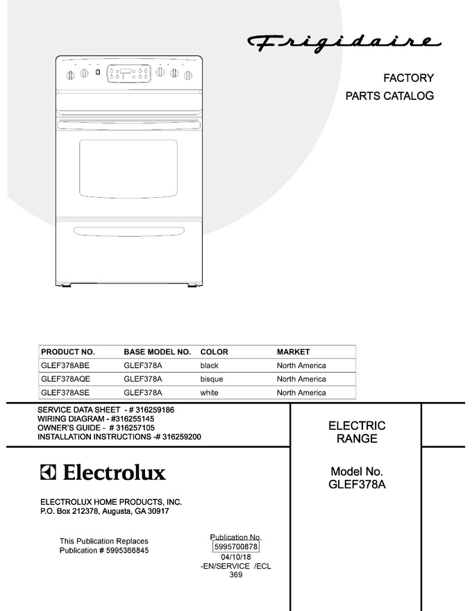 Diagram for GLEF378ASE