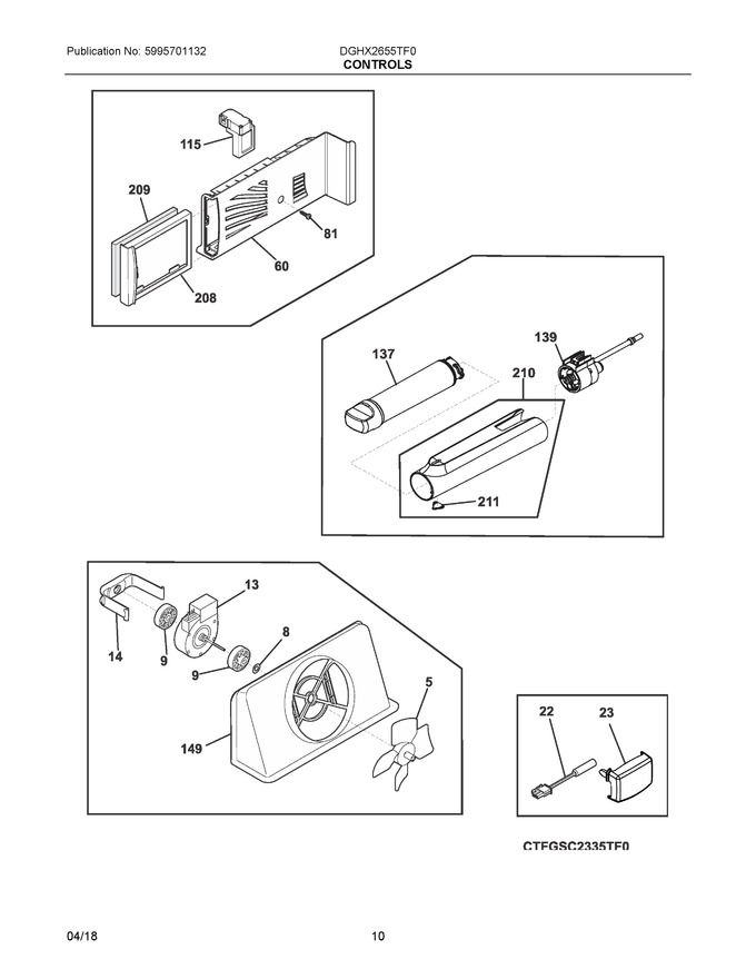 Diagram for DGHX2655TF0