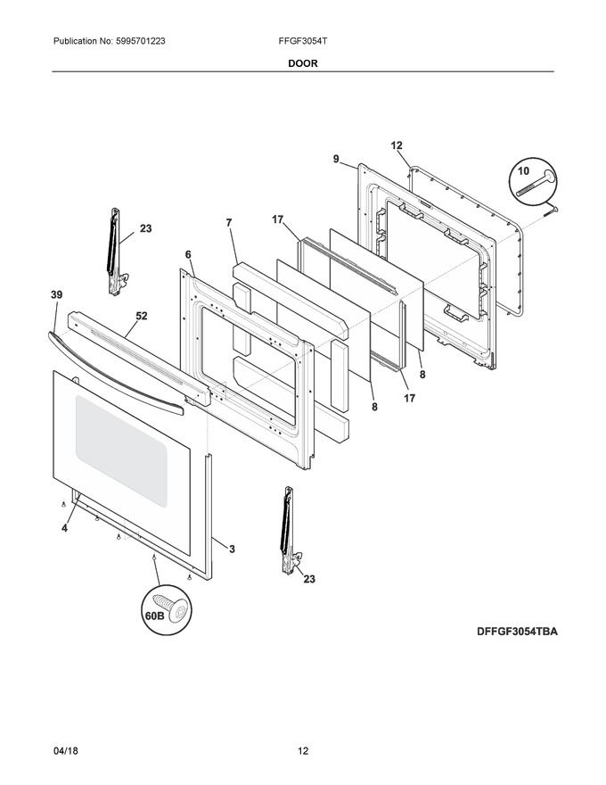 Diagram for FFGF3054TWB