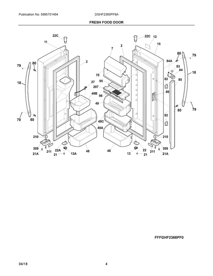 Diagram for DGHF2360PF8A