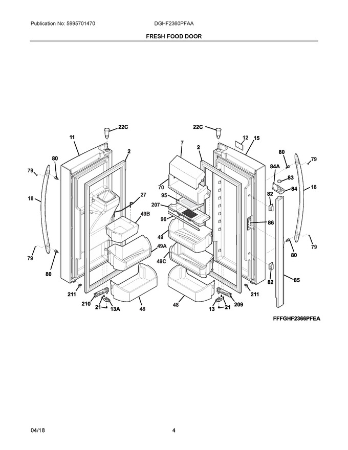 Diagram for DGHF2360PFAA