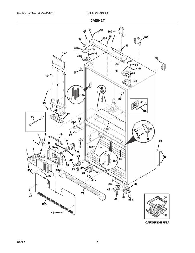 Diagram for DGHF2360PFAA