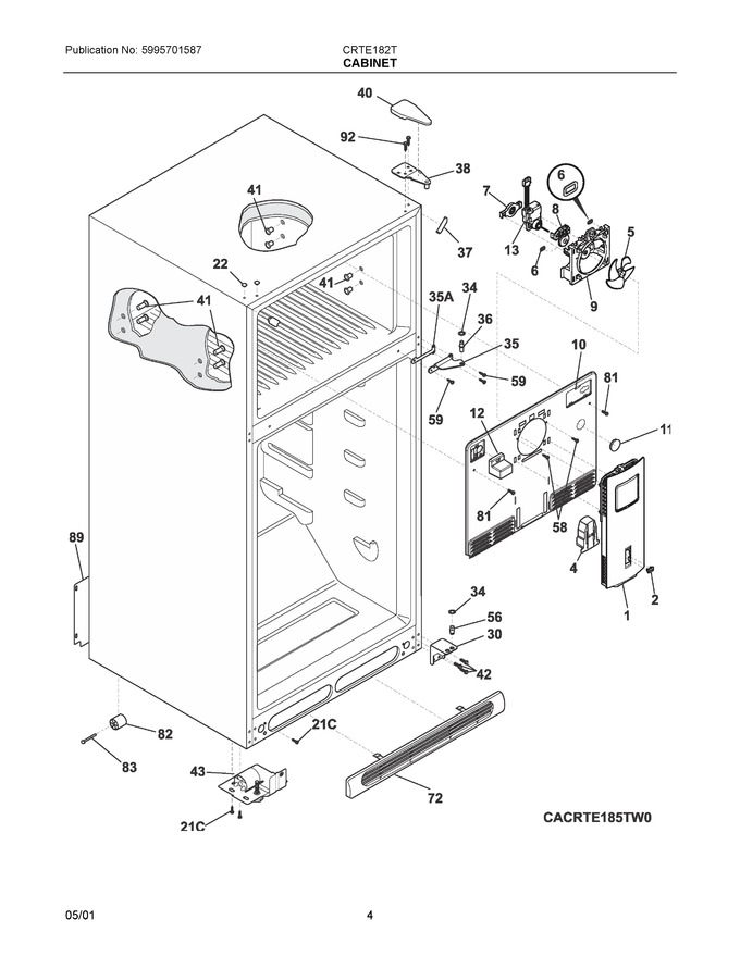 Diagram for CRTE182TW1