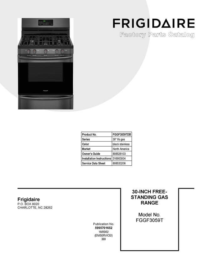 Diagram for FGGF3059TDB