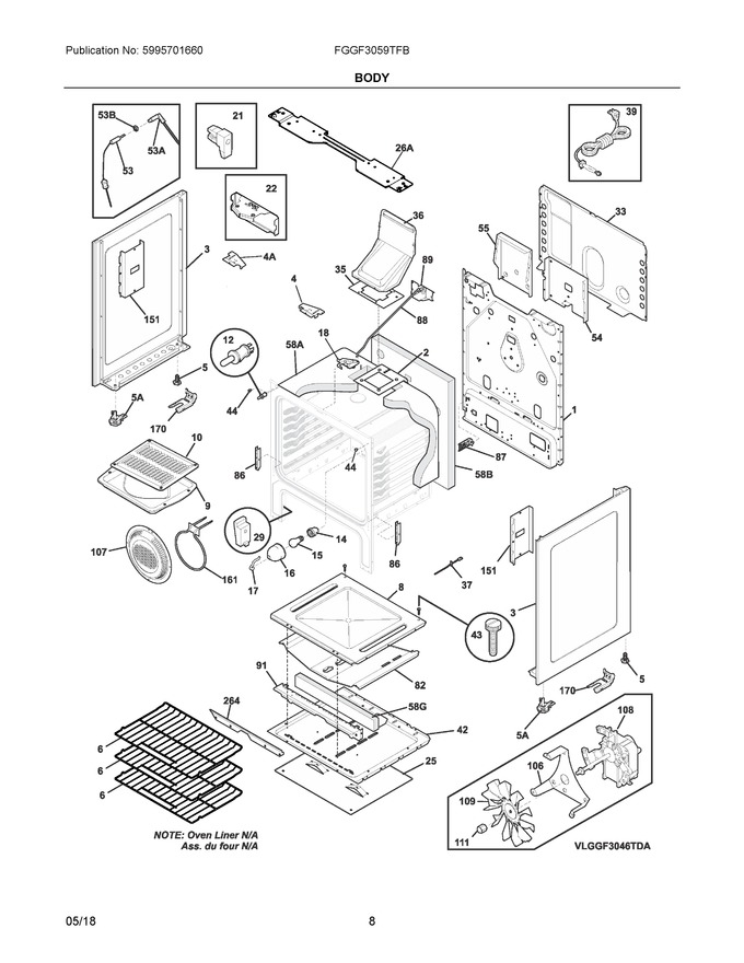 Diagram for FGGF3059TFB