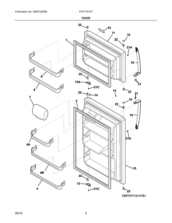 Diagram for FFHT1514TS3