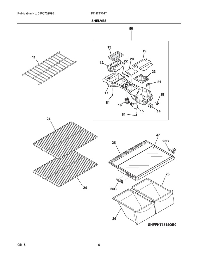 Diagram for FFHT1514TW3