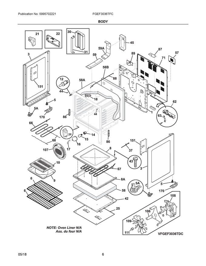 Diagram for FGEF3036TFC