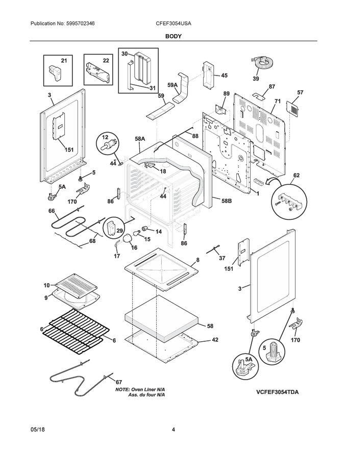 Diagram for CFEF3054USA