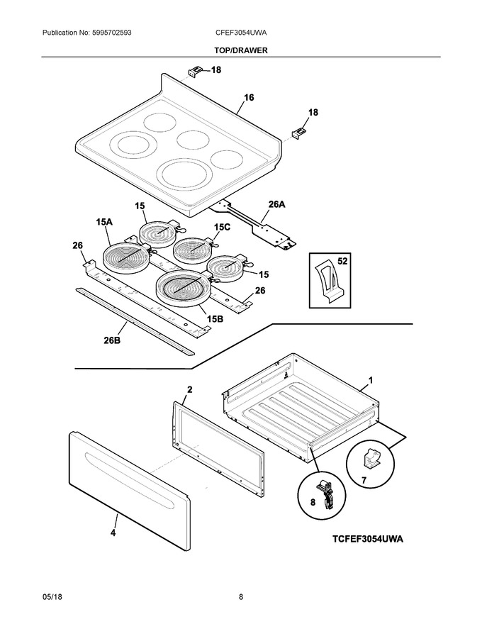 Diagram for CFEF3054UWA
