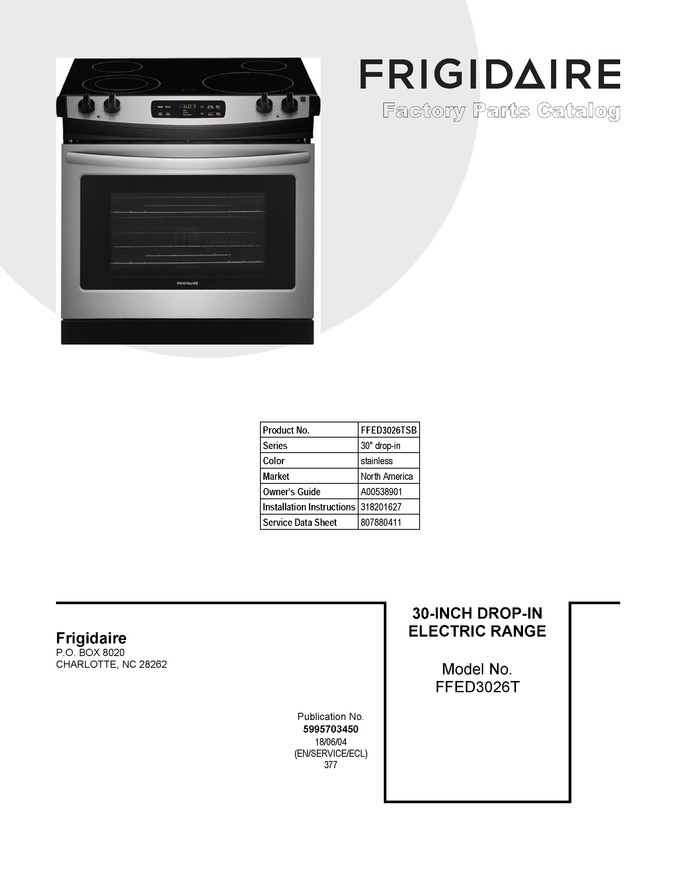Diagram for FFED3026TSB