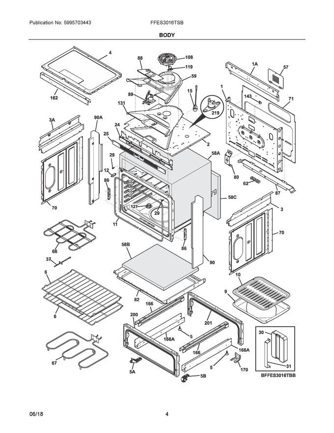 Diagram for FFES3016TSB