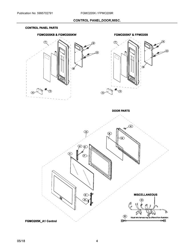 Diagram for FGMO205KWC