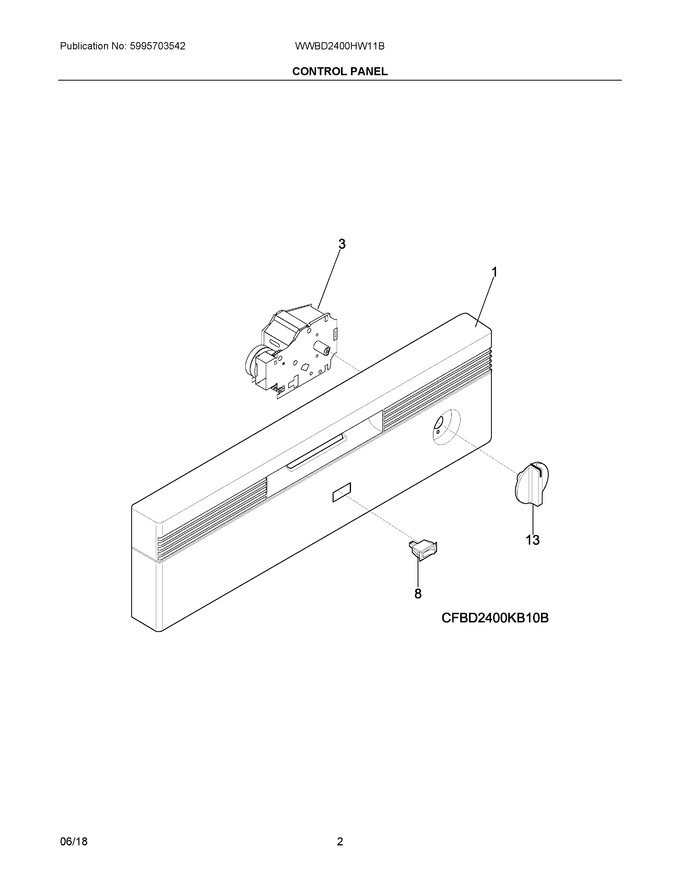 Diagram for WWBD2400HW11B
