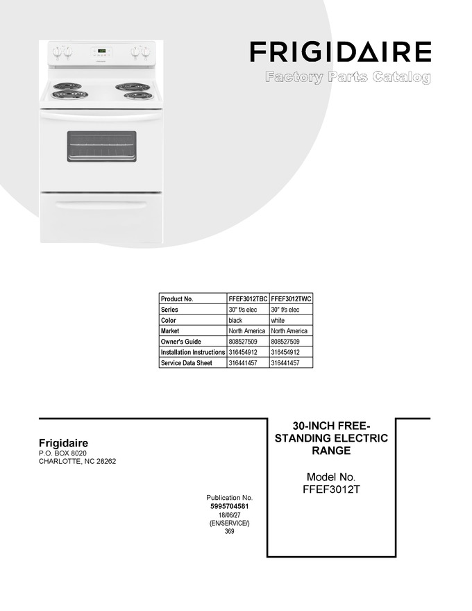 Diagram for FFEF3012TBC