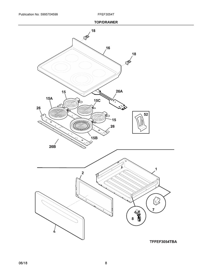 Diagram for FFEF3054TWF