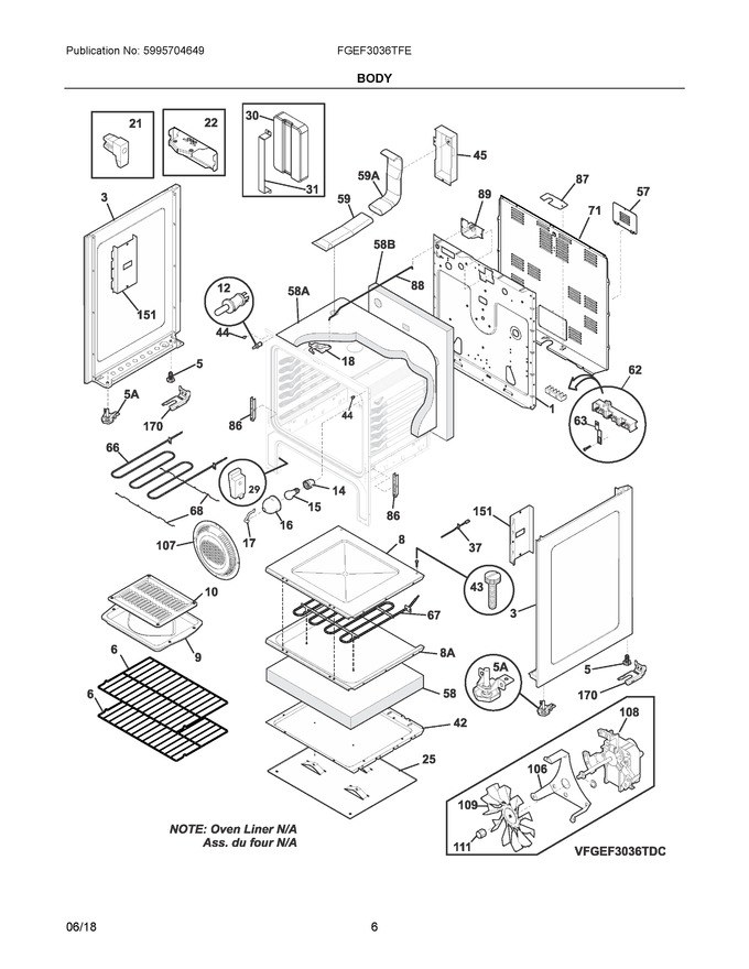 Diagram for FGEF3036TFE