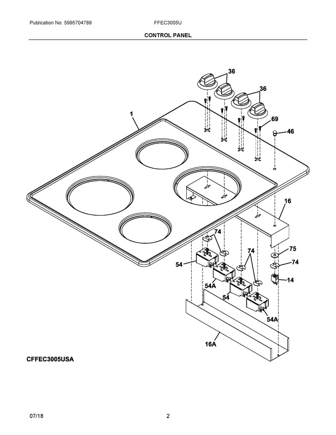 Diagram for FFEC3005UWA