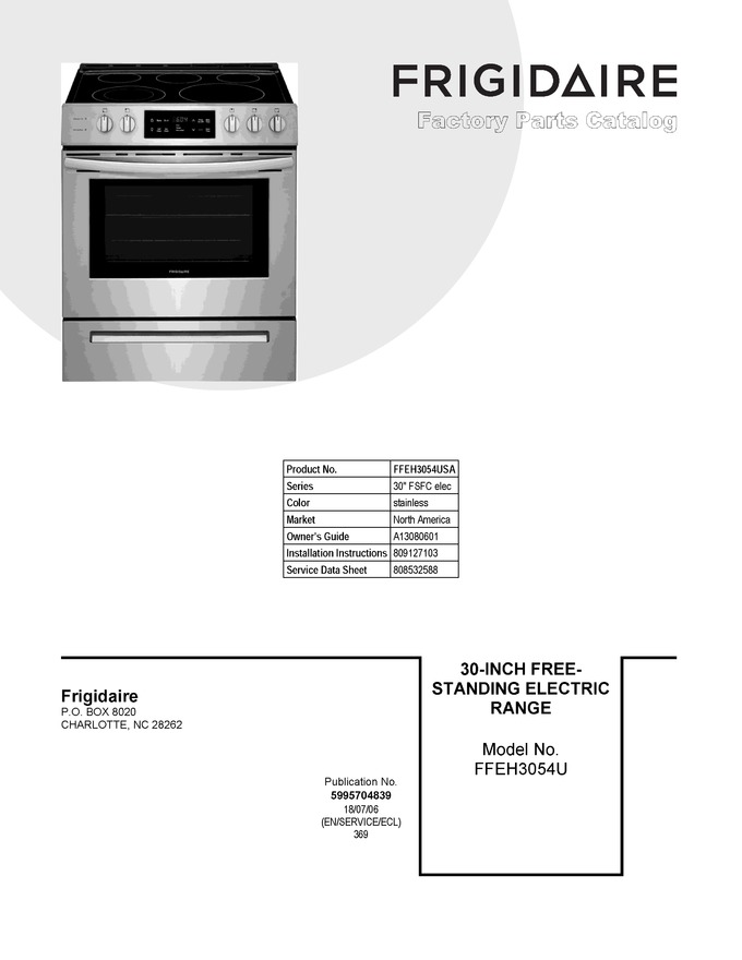 Diagram for FFEH3054USA