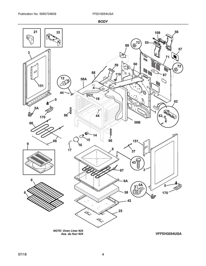 Diagram for FFEH3054USA