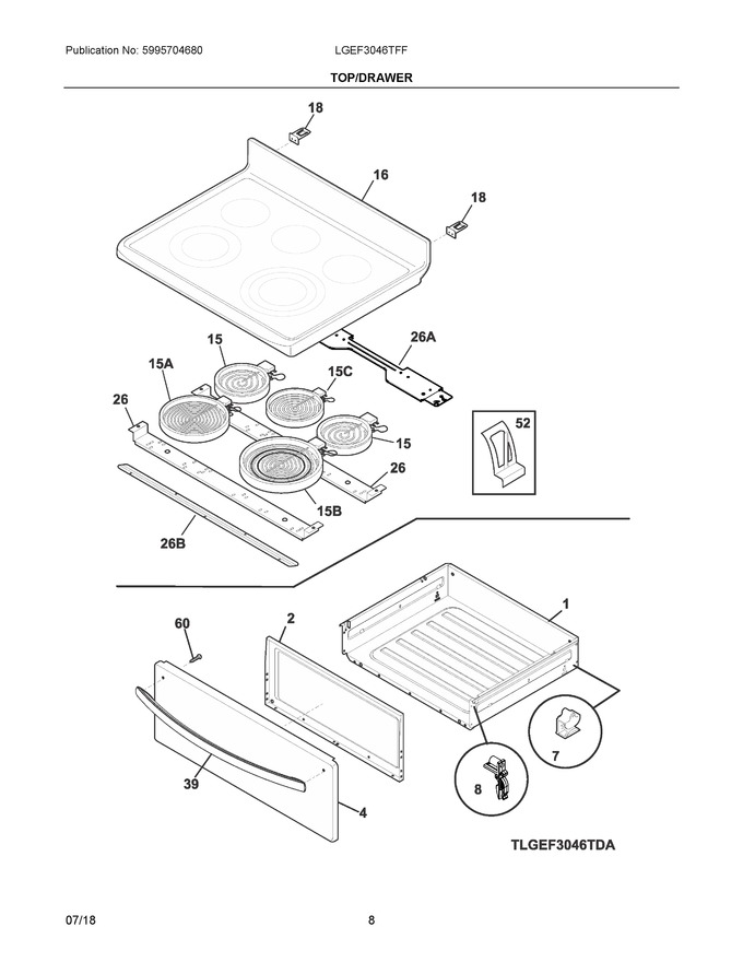 Diagram for LGEF3046TFF