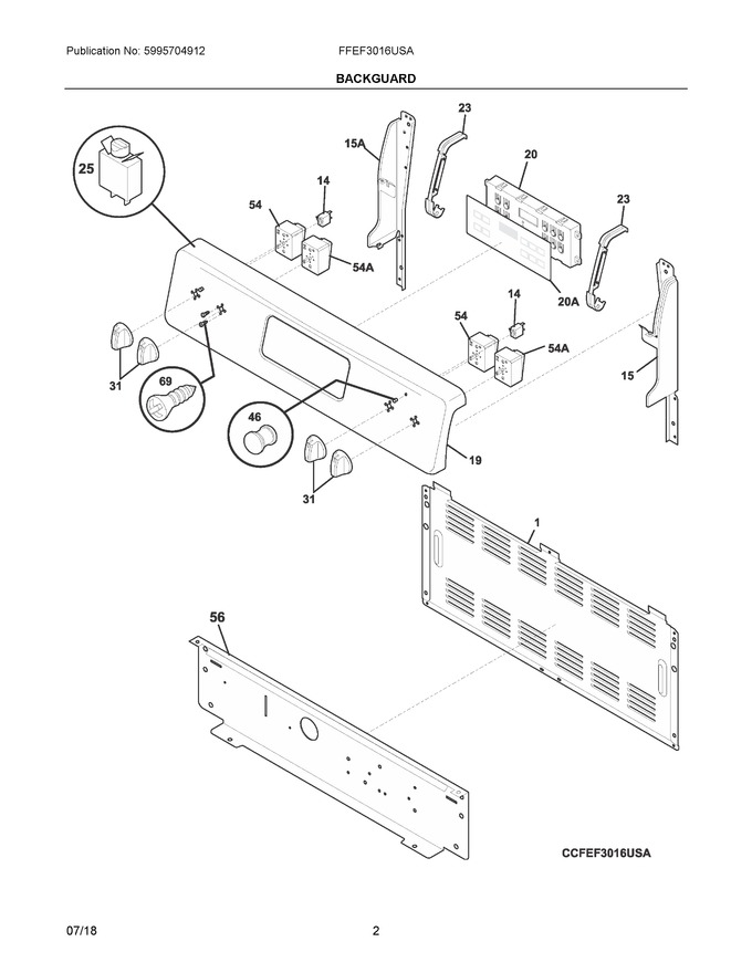 Diagram for FFEF3016USA