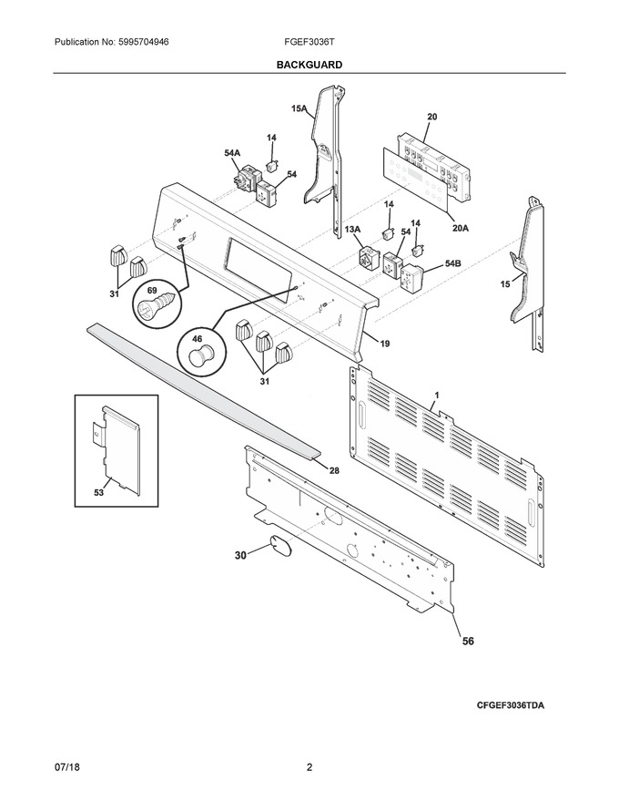 Diagram for FGEF3036TWE