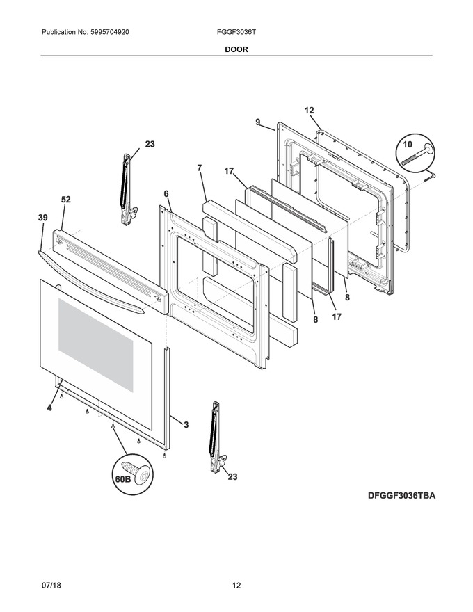 Diagram for FGGF3036TWB