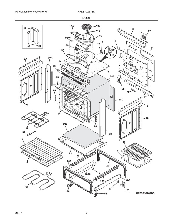 Diagram for FFES3026TSD