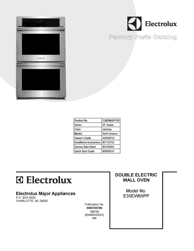 Diagram for E30EW85PPSD