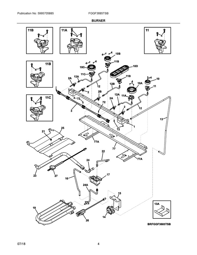 Diagram for FGGF3685TSB