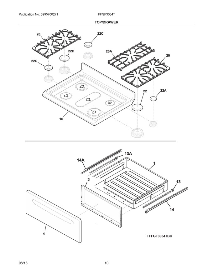 Diagram for FFGF3054TWC