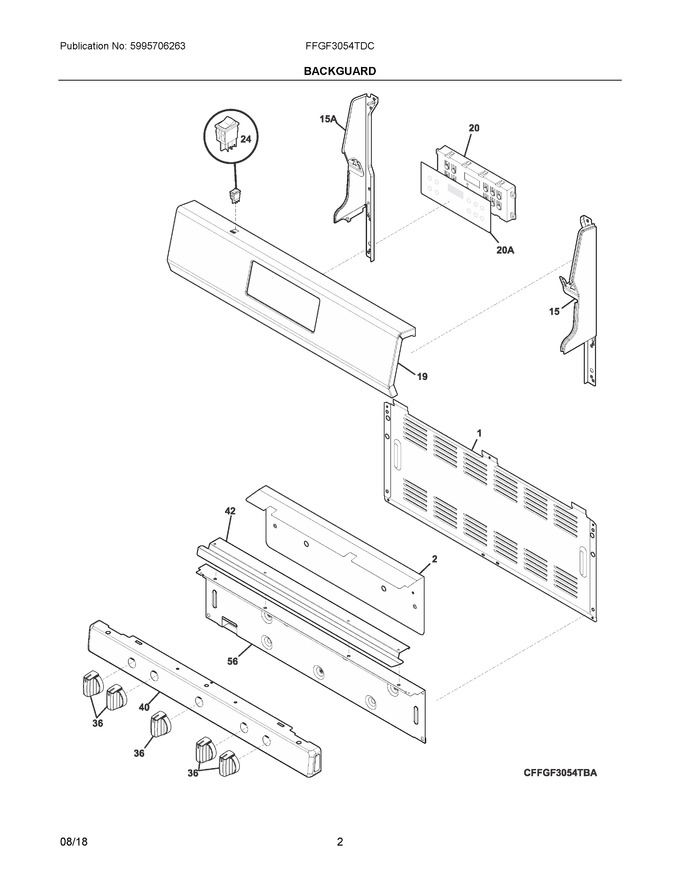 Diagram for FFGF3054TDC