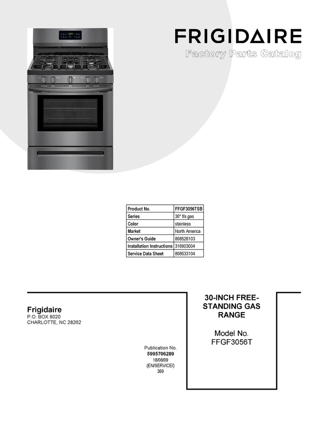Diagram for FFGF3056TSB