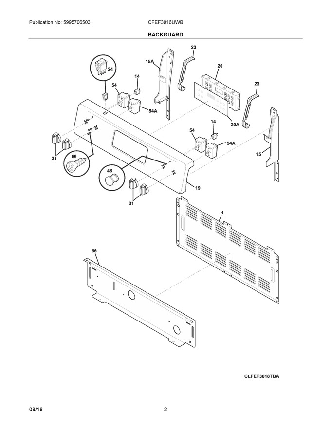 Diagram for CFEF3016UWB