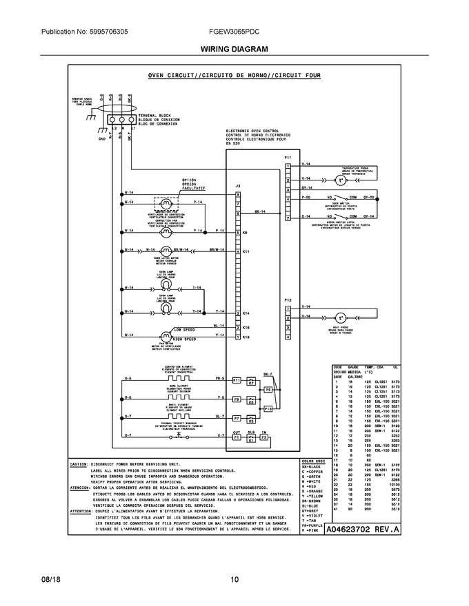 Diagram for FGEW3065PDC