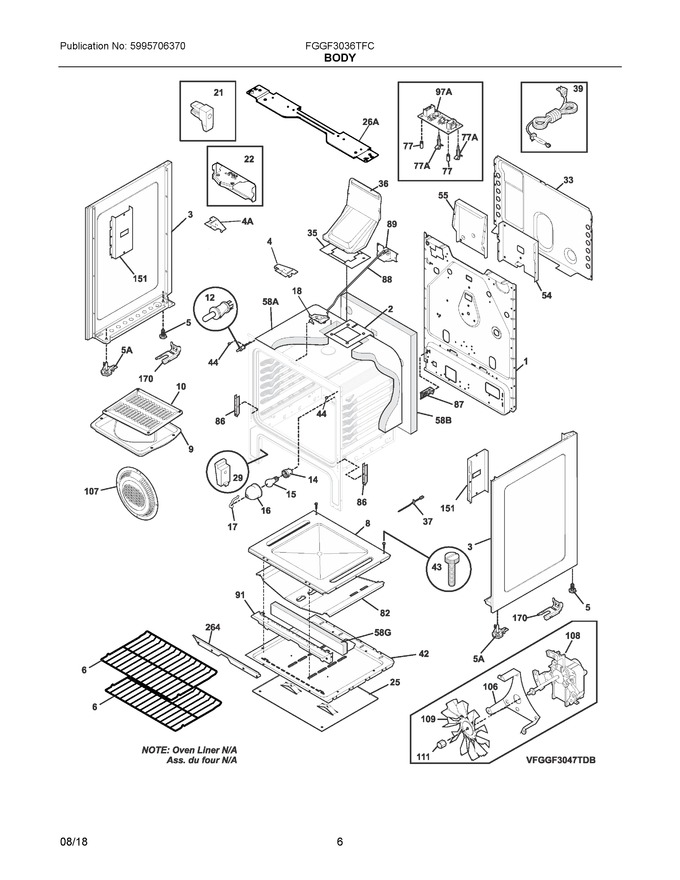Diagram for FGGF3036TFC