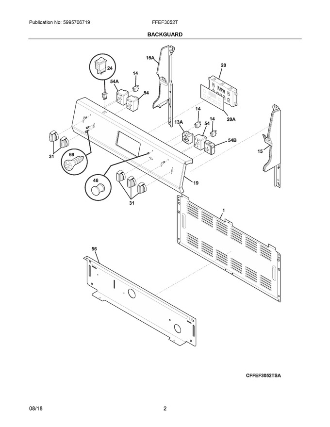 Diagram for FFEF3052TBC