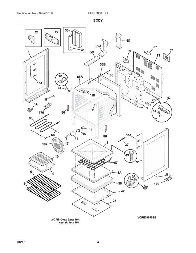 Diagram for FFEF3056TSH