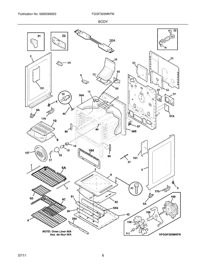 Diagram for FGGF305MKFM