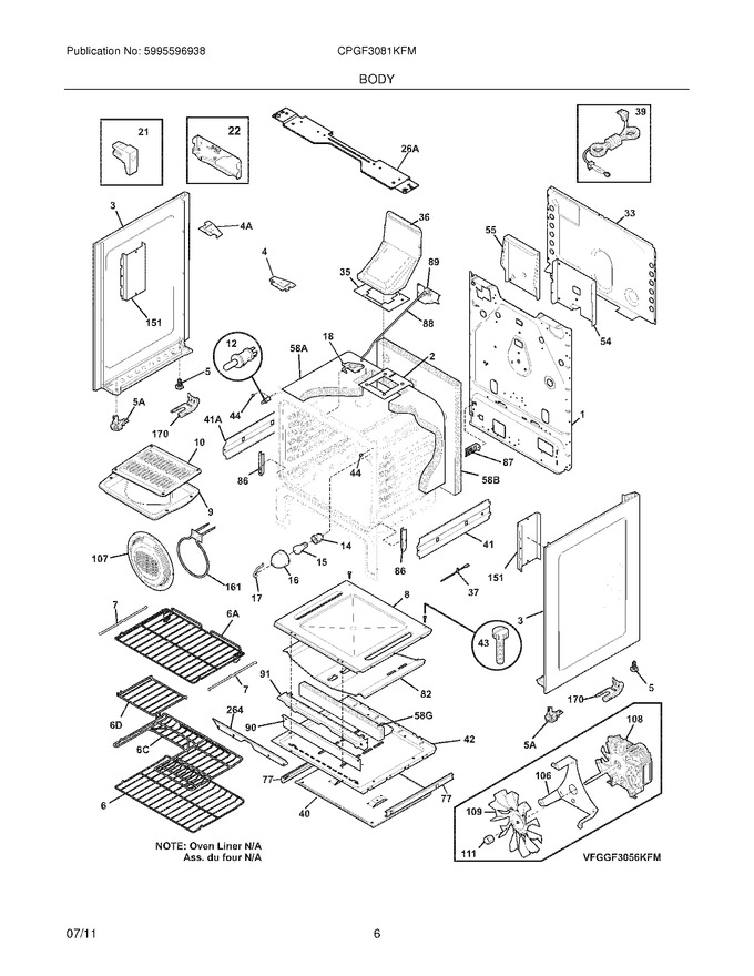 Diagram for CPGF3081KFM