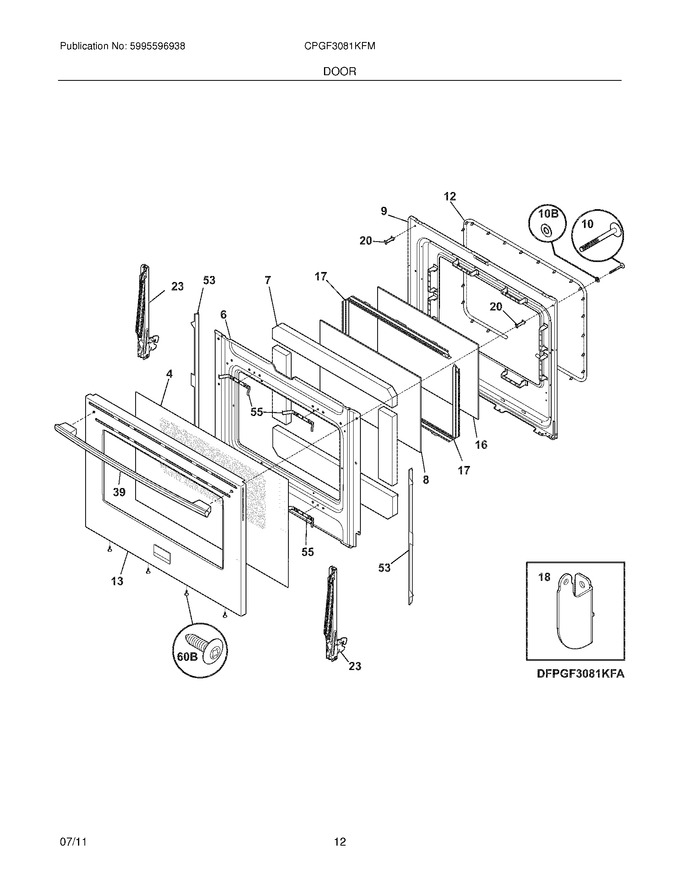 Diagram for CPGF3081KFM