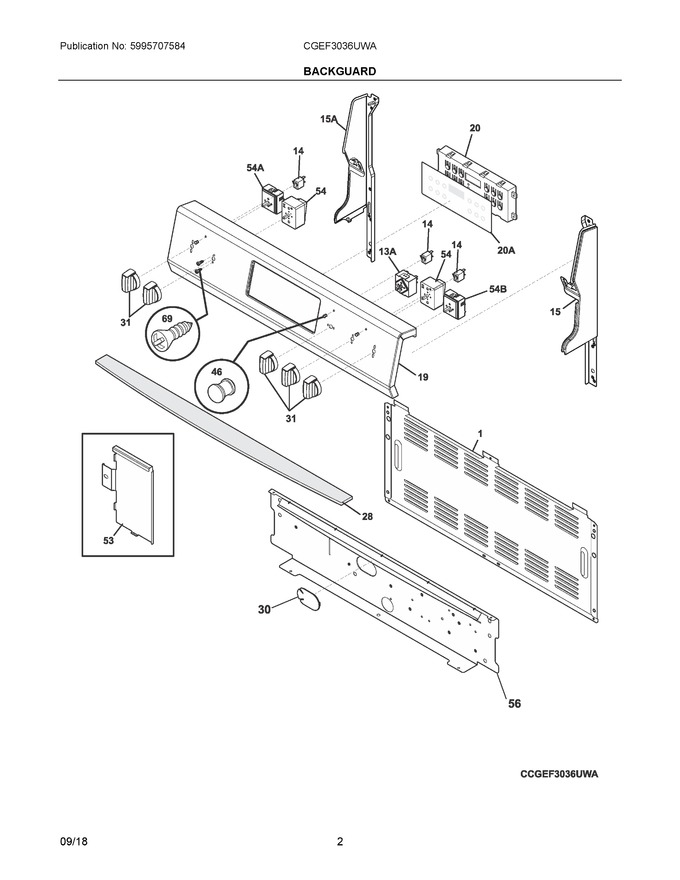 Diagram for CGEF3036UWA