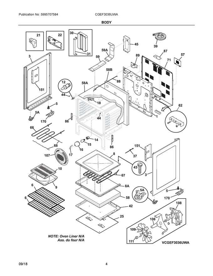 Diagram for CGEF3036UWA