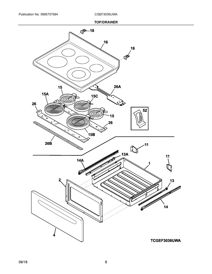 Diagram for CGEF3036UWA