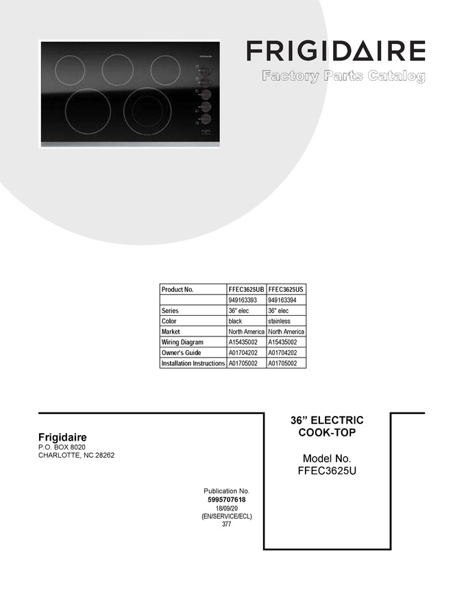 Diagram for FFEC3625UB