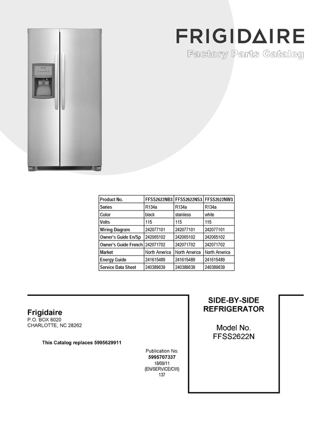 Diagram for FFSS2622NW3