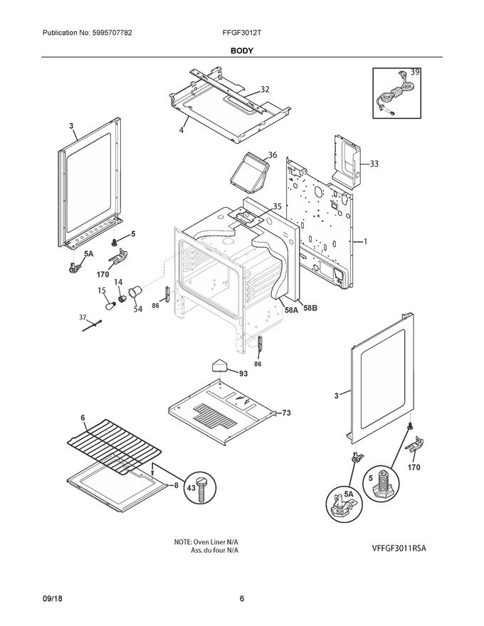 Diagram for FFGF3012TWB