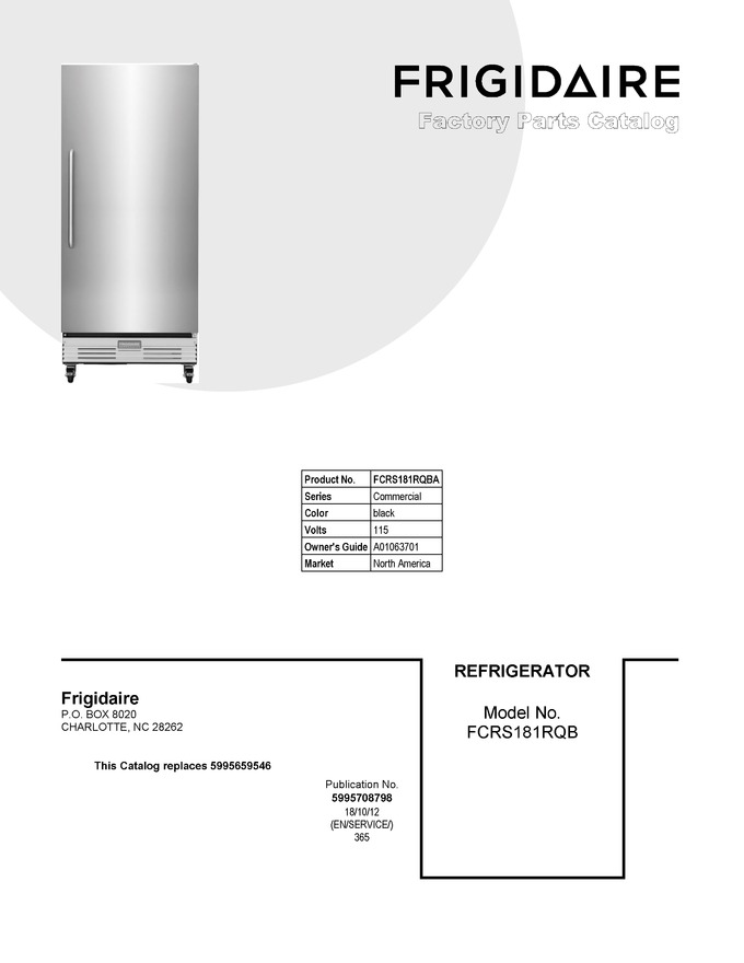 Diagram for FCRS181RQBA