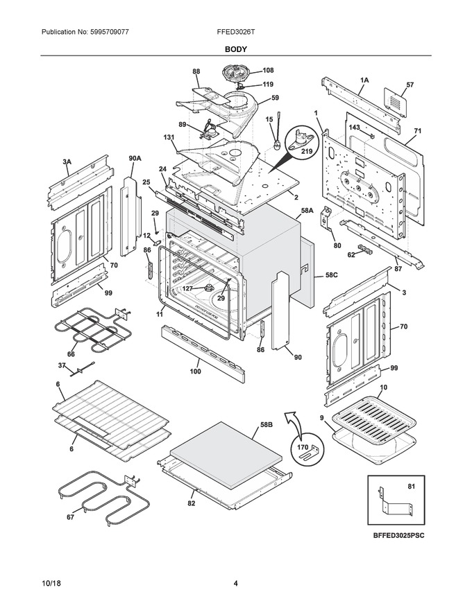 Diagram for FFED3026TWC